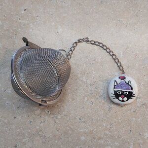 cat  Tea Strainer for loose tea